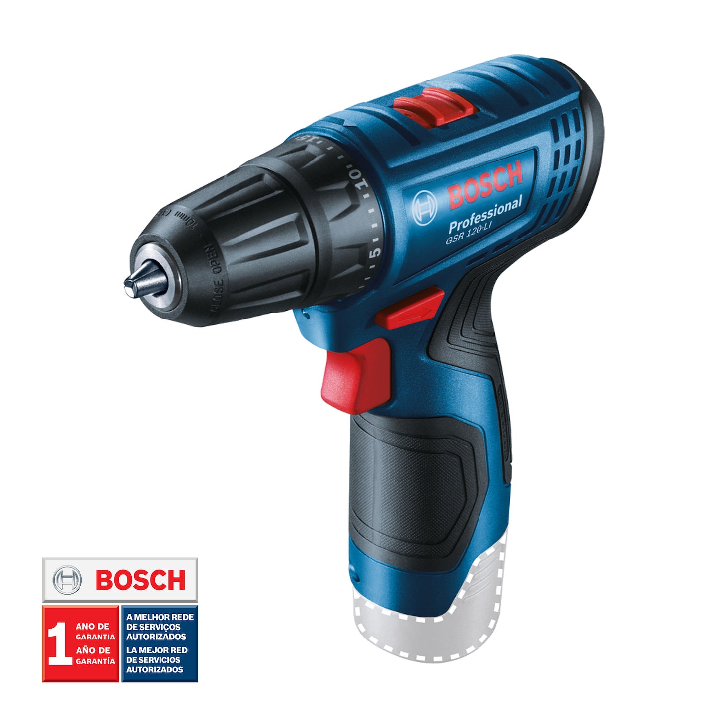 Taladro atornillador inalámbrico Bosch GSR 120-LI 12V SB