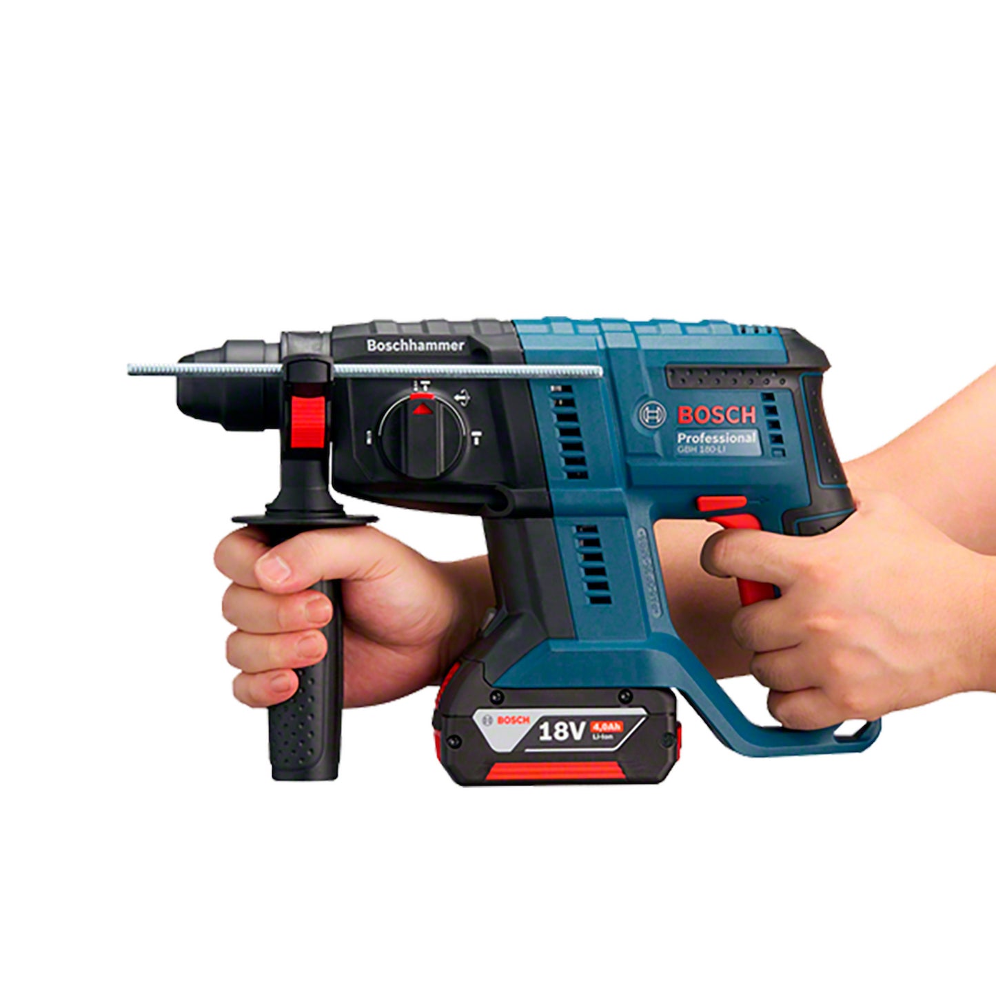 Rotomartillo inalámbrico Bosch GBH 180-LI 18V 2 baterías
