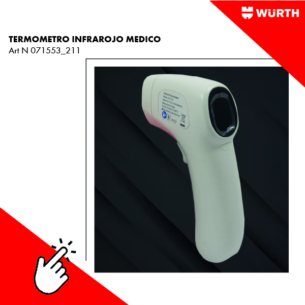 071553_211 Termómetro infrarrojo medico Würth