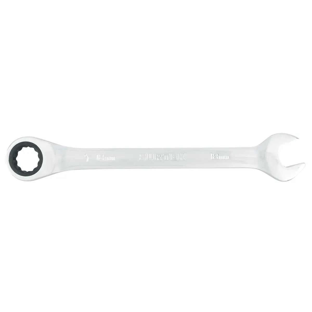 100588 Llave combinada pulido espejo tipo ratchet 18 mm