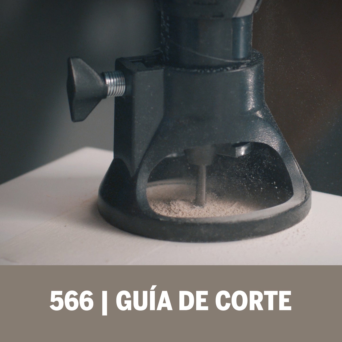 Dremel Acople De Mototool - Guía De Corte con 1 Broca De Corte para azulejo (Modelo 566)