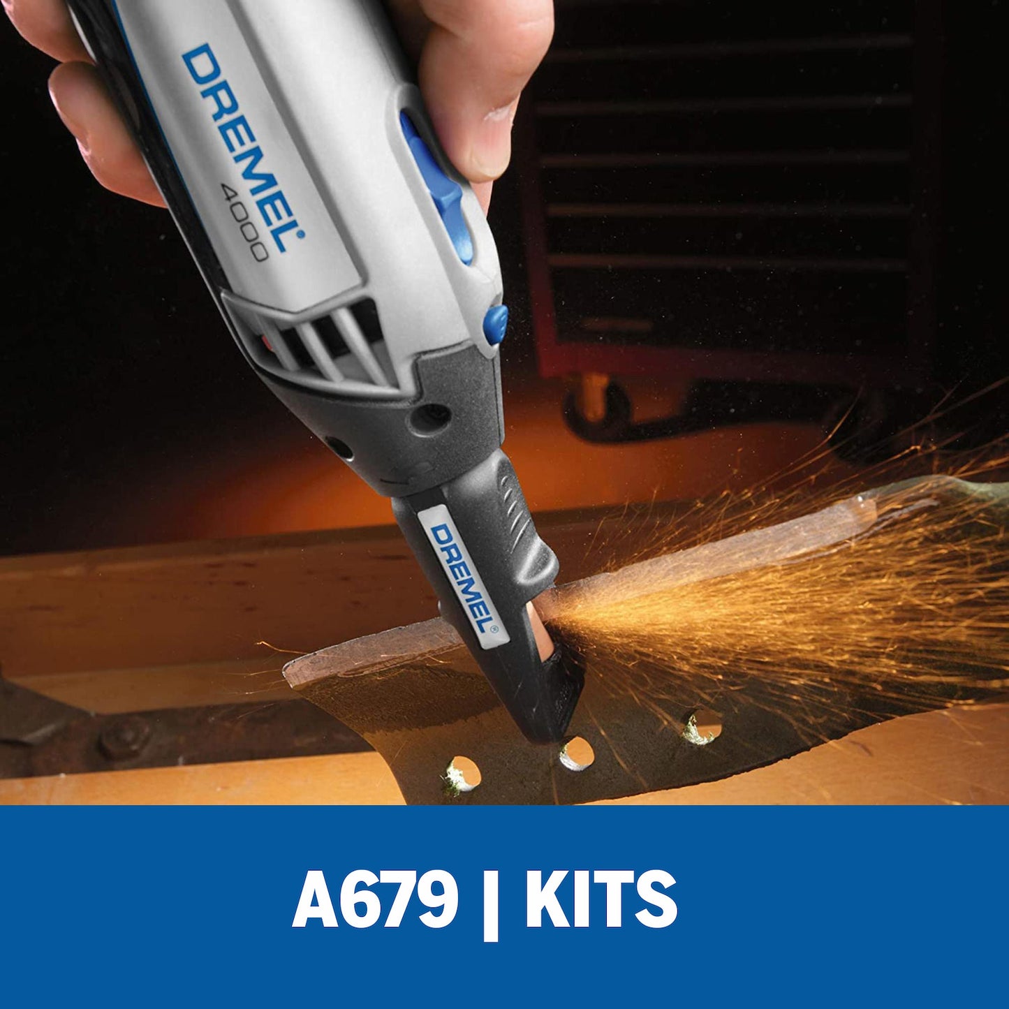 Dremel Acople De Mototool - Afilador De Motosierra, Cortadora De Césped y Herramientas De Jardín - 7 Piezas (Modelo A679)