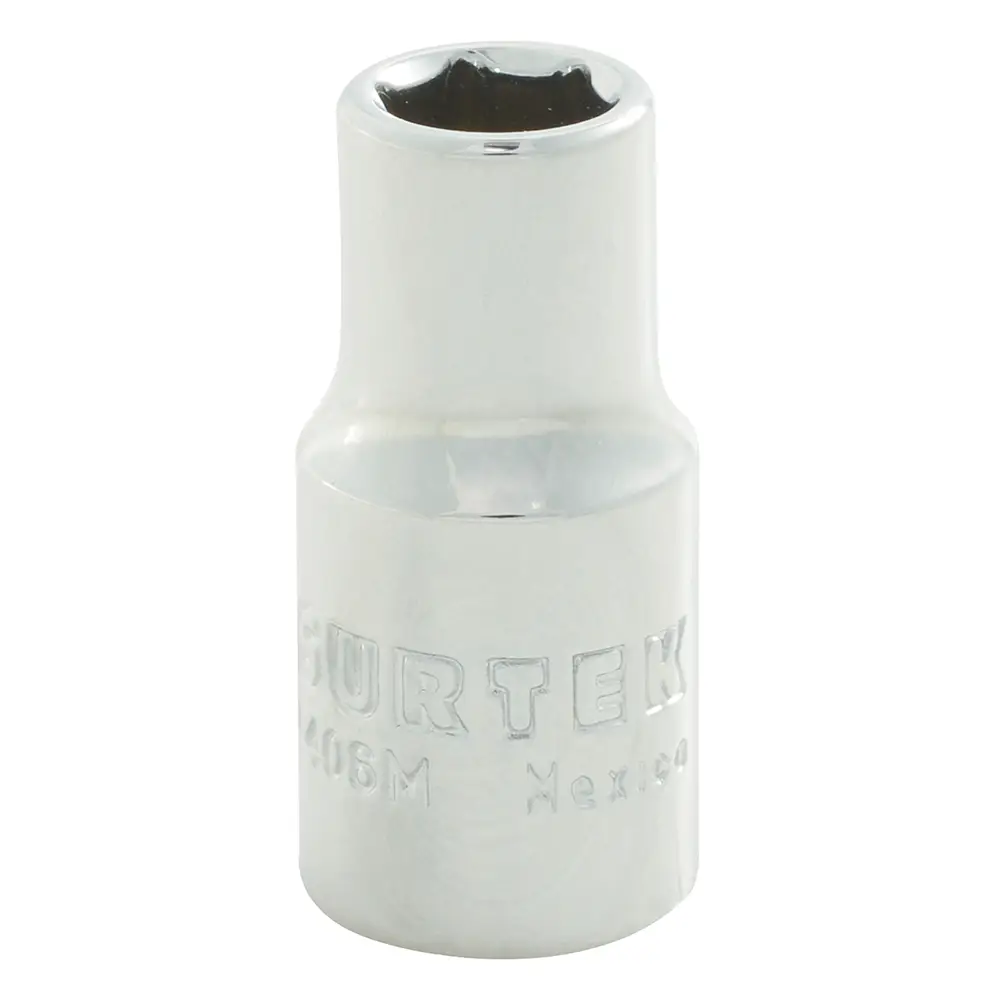 4405M Copa 6 pt cuadrante 1/4" de 5 mm recubierta en Cr-Ni