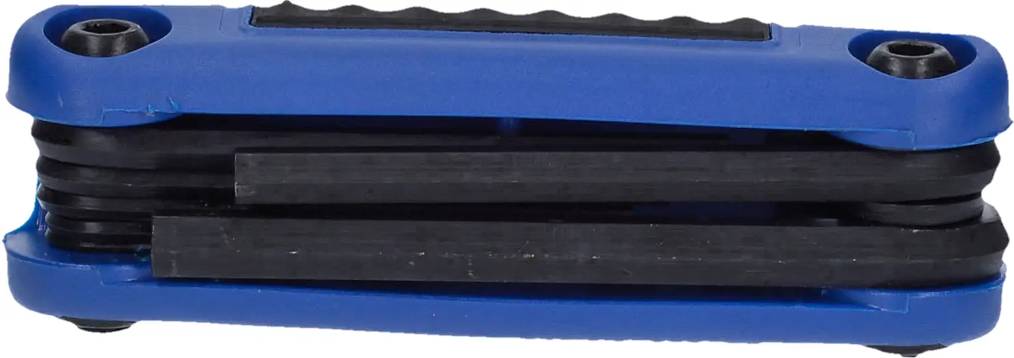49816 Juego de llaves tipo navaja 16 piezas en milimetros 1.5 a 6 mm y pulgadas 5/64" a 7/32", uso industrial, Urrea