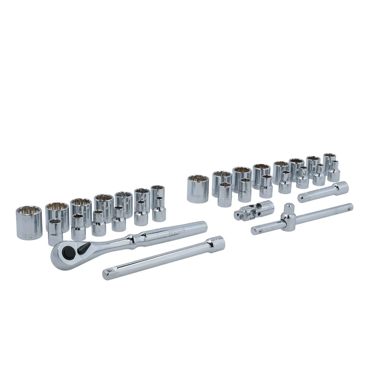 5200CB Juego de copas y accesorios cuadrante 3/8" mixto 33 piezas