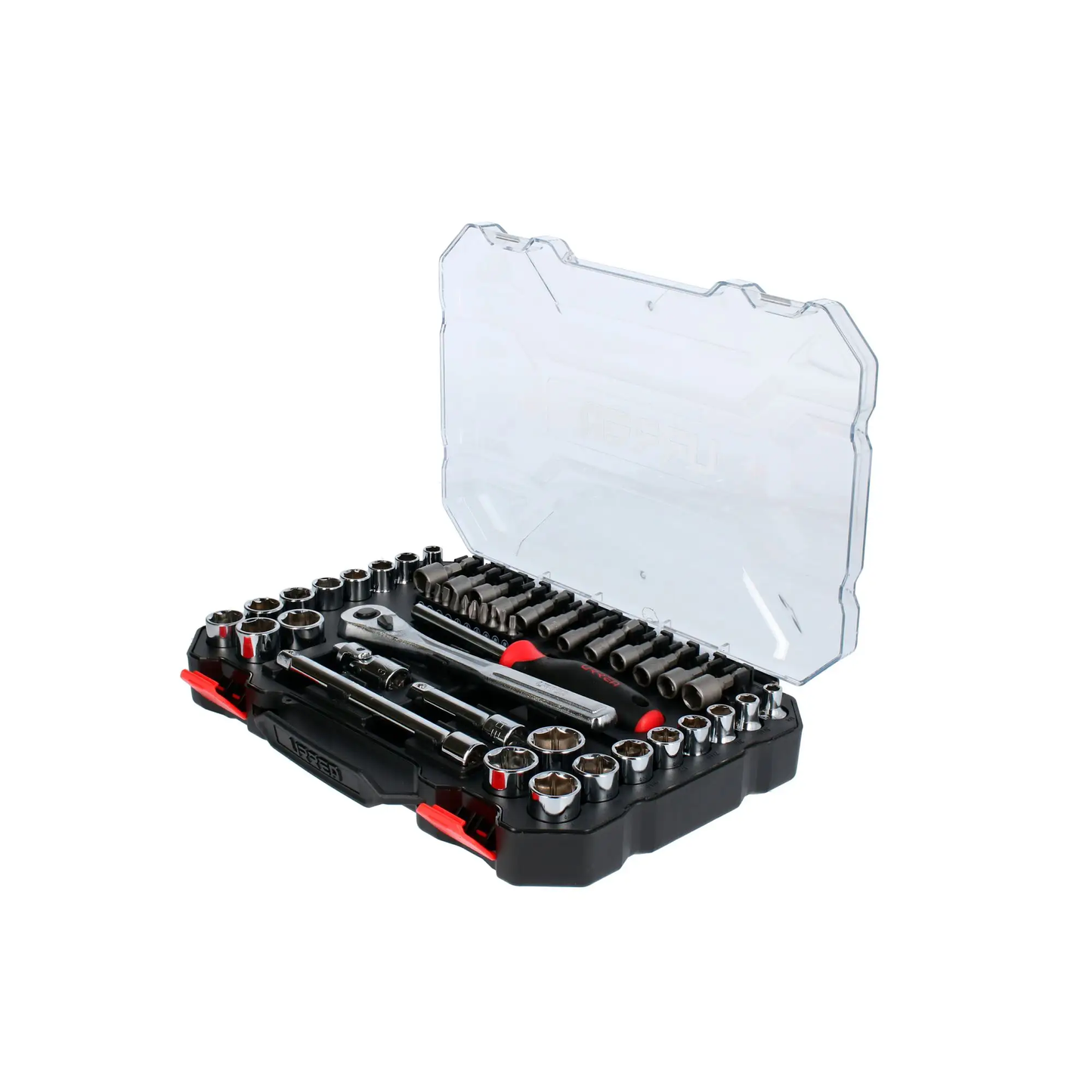 5201CD Juego de copas y accesorios cuadrante 3/8" mixto 47 piezas