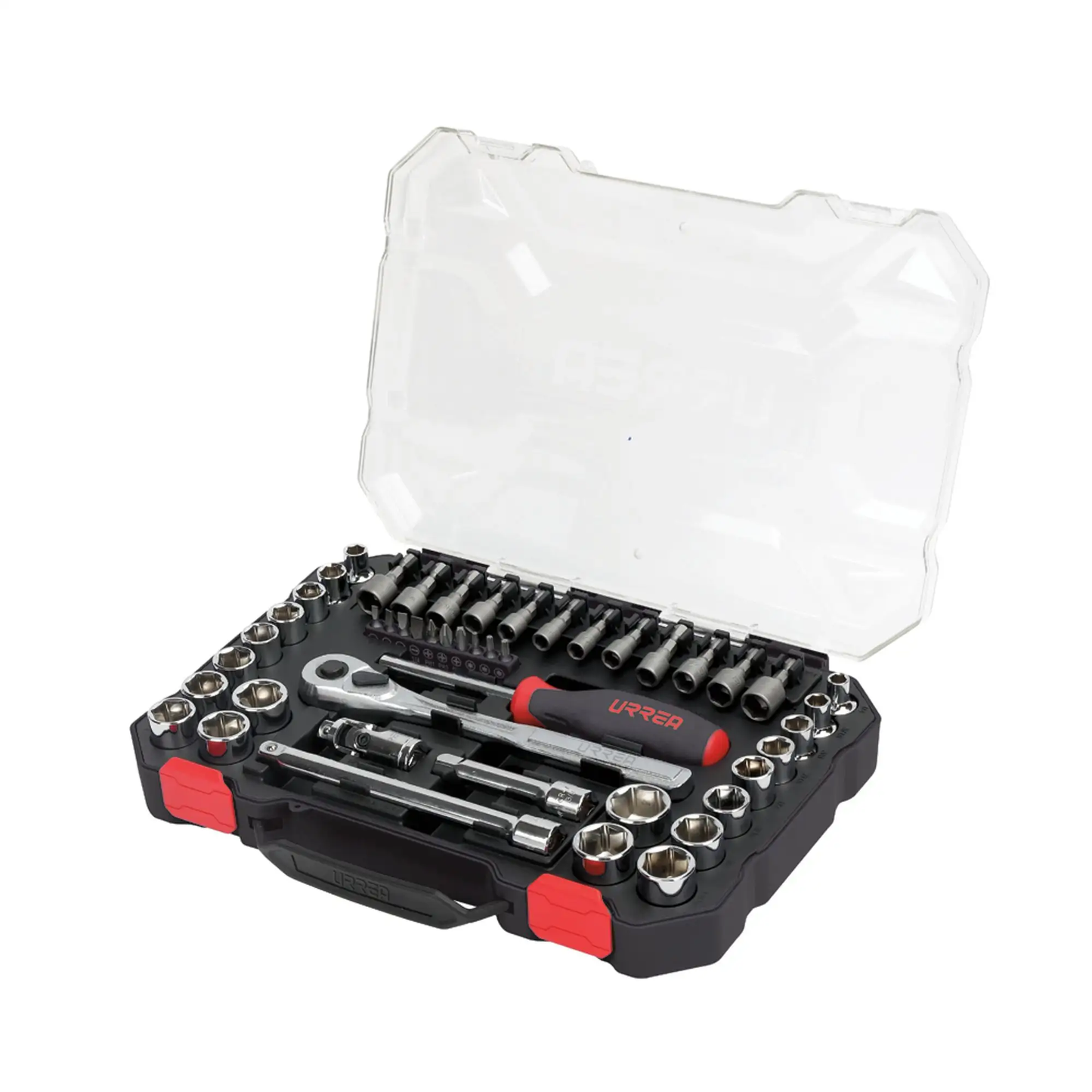 5201CD Juego de copas y accesorios cuadrante 3/8" mixto 47 piezas