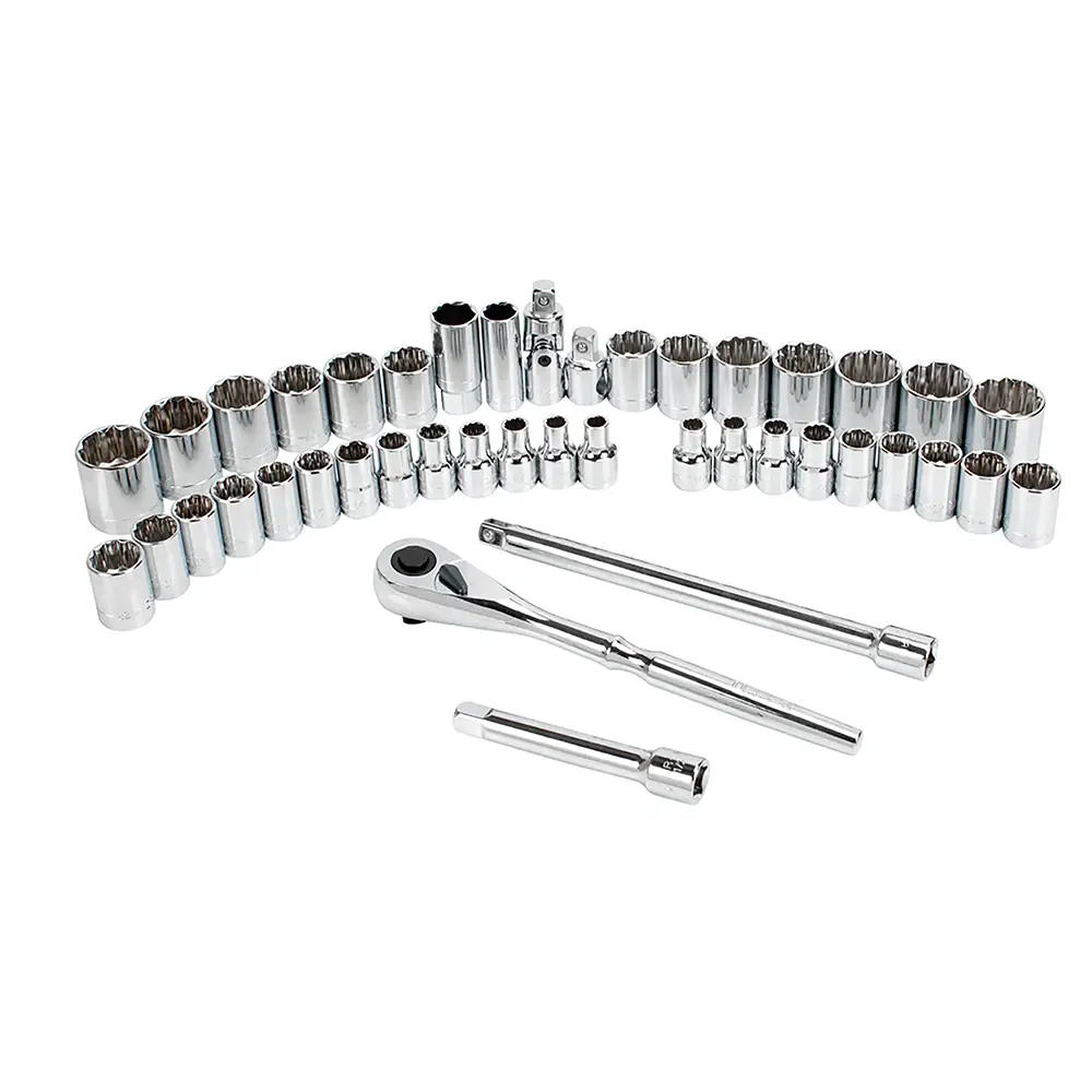 5400CB Juego de copas y accesorios 1/2" 42 piezas 8 a 32 mm - 5/16" a 1-1/4", uso pesado, Urrea