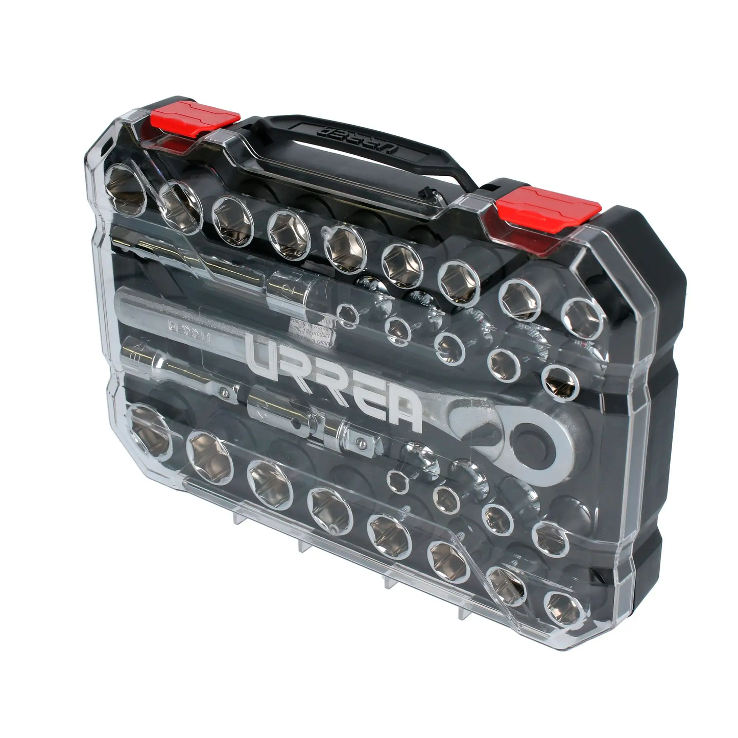 5401CD Juego de copas 6 pt y accesorios 1/2" 30 piezas 5/16" a 1" - 8 a 21 mm, uso industrial, Urrea