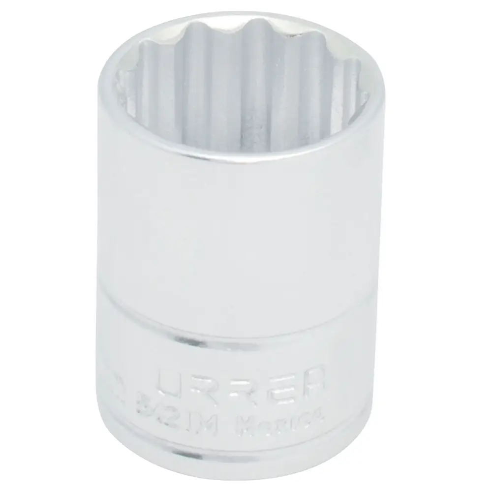 5431M Copa 12 pt cuadrante 1/2" de 31 mm recubierta en Cr-Ni
