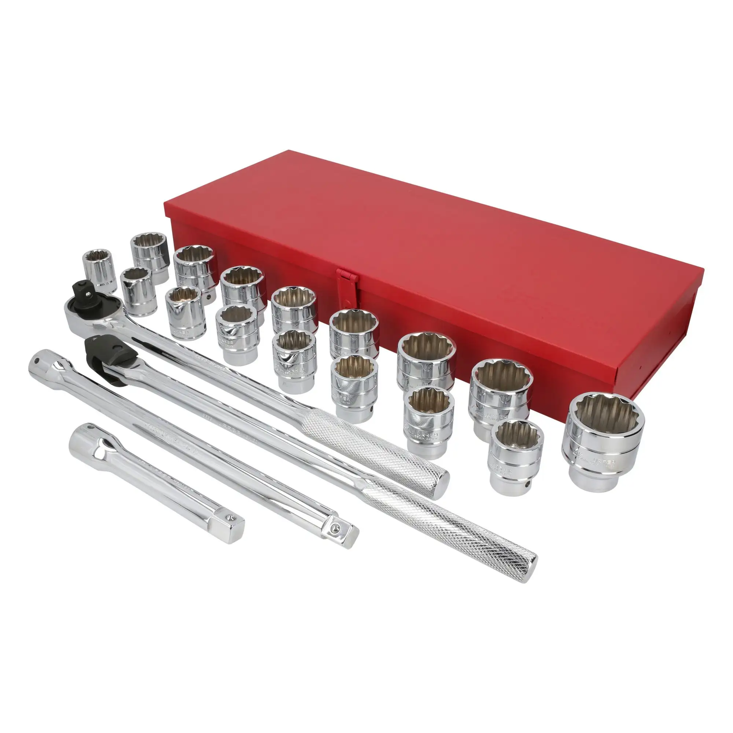 55200H Juego de dados 3/4" 20 piezas 19 a 50 mm, uso pesado, Urrea