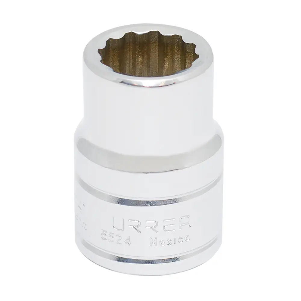 5524 Copa 12 pt cuadrante 3/4" de 3/4" recubierta en Cr-Ni