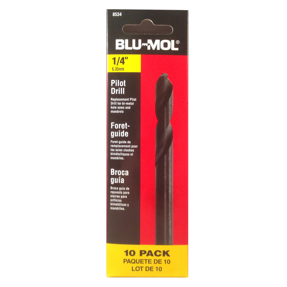 8534 E0102463 Broca piloto 1/4" X 3-1/4" para sierra copa bimetálica