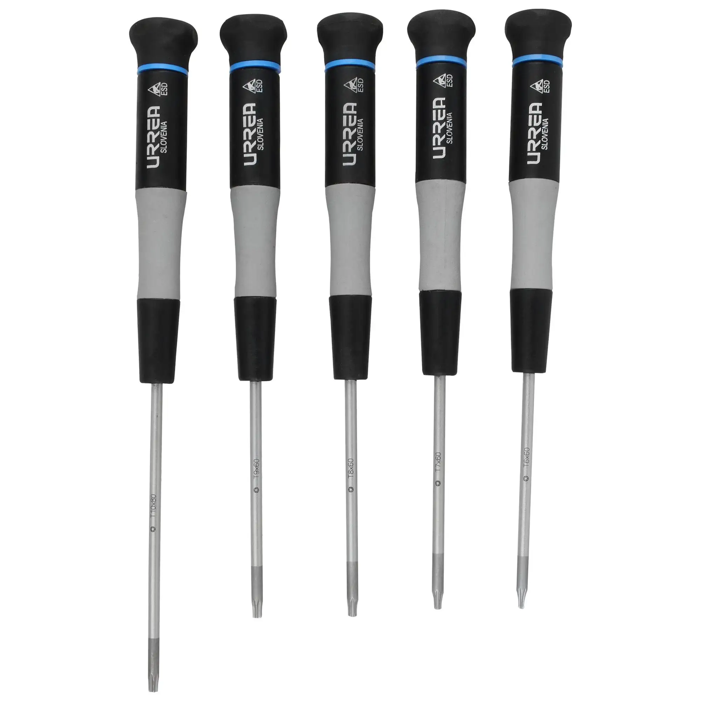 9500BT Juego de destornilladora de precisión ESD antiestáticos Torx 5 piezas en estuche