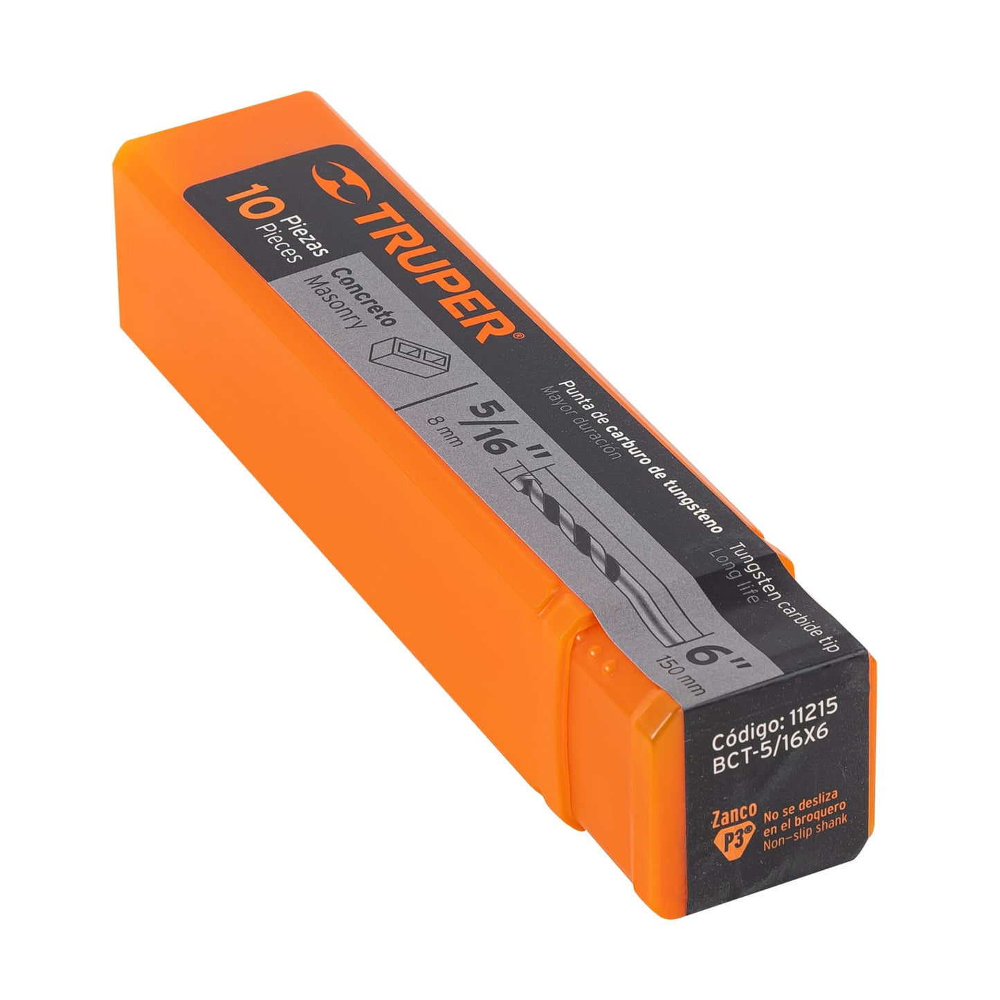 BCT-5/16X6 Broca para concreto, 5/16 x 6'