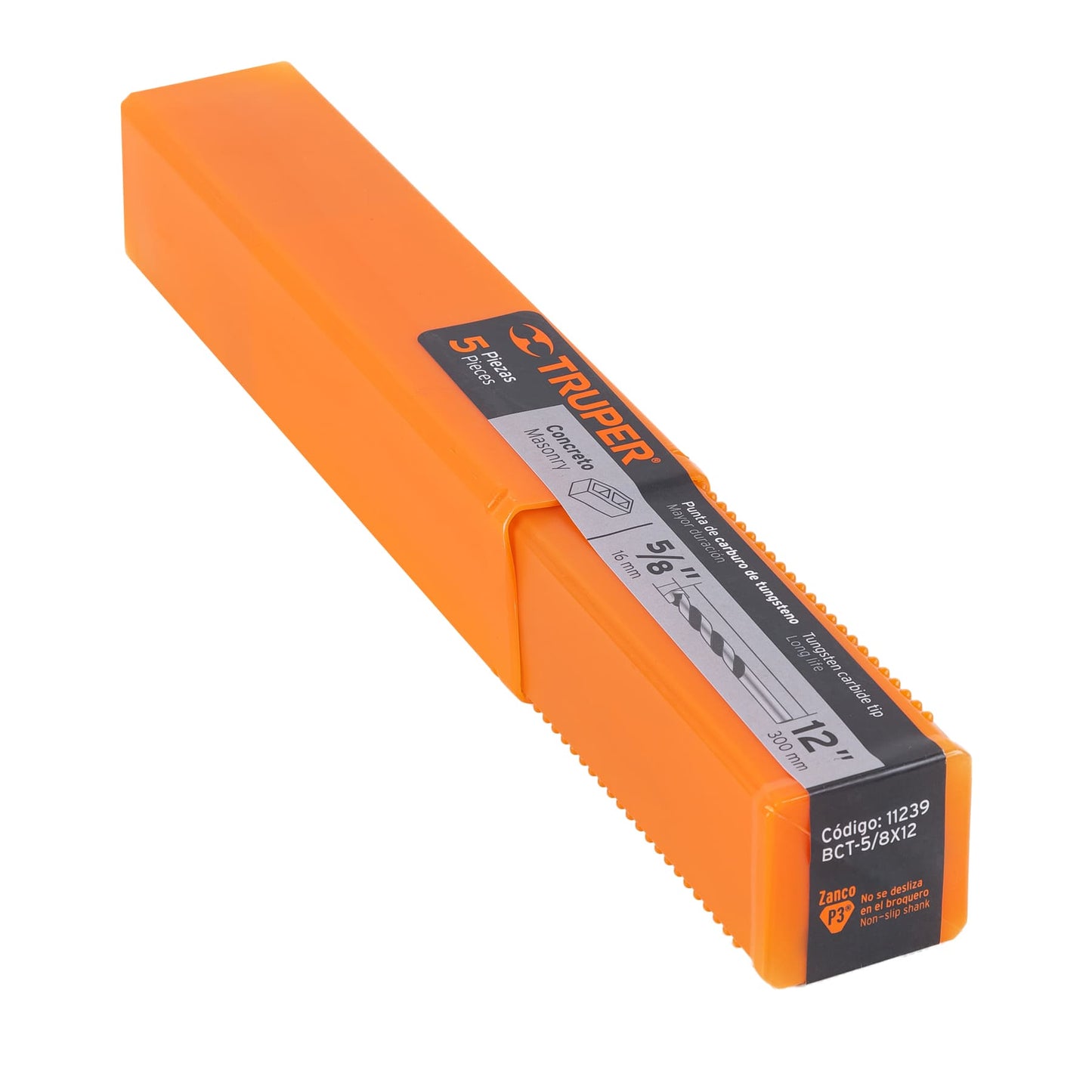 BCT-5/8X12 Broca para concreto, 5/8 x 12'