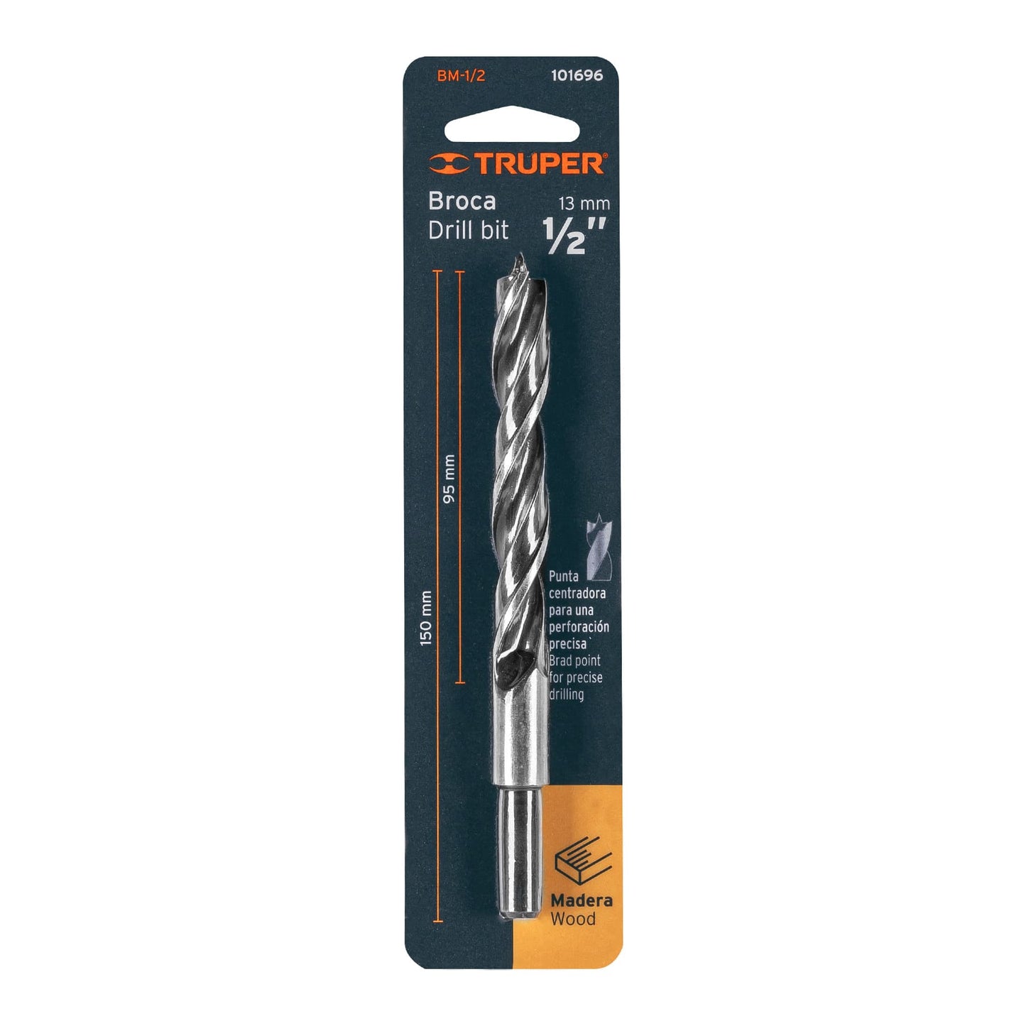 BM-1/2 Broca para madera 1/2'