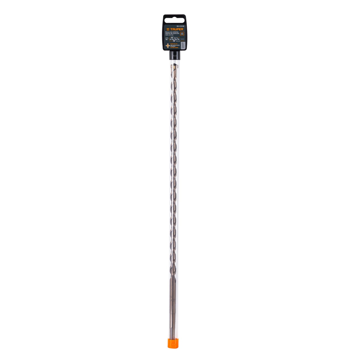 BS-1/2X18 Broca para concreto SDS Plus, 1/2 x 18"