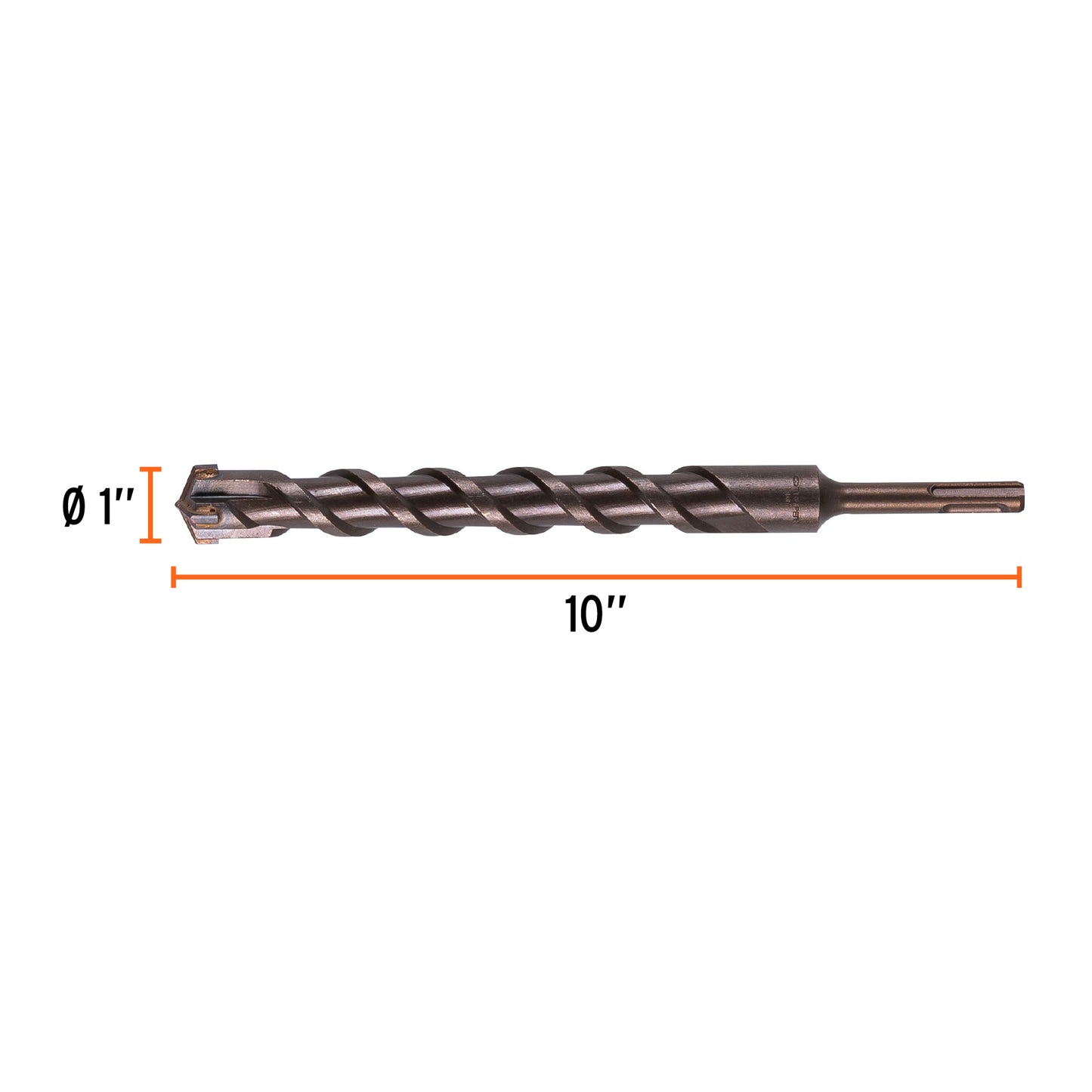 BS-1X10 Broca para concreto SDS Plus, 1 x 10"