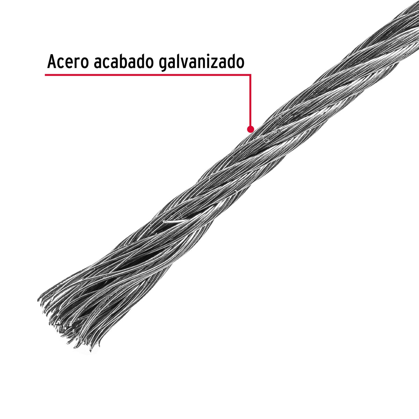 CAB-3/32F Cable flexible de acero 3/32"