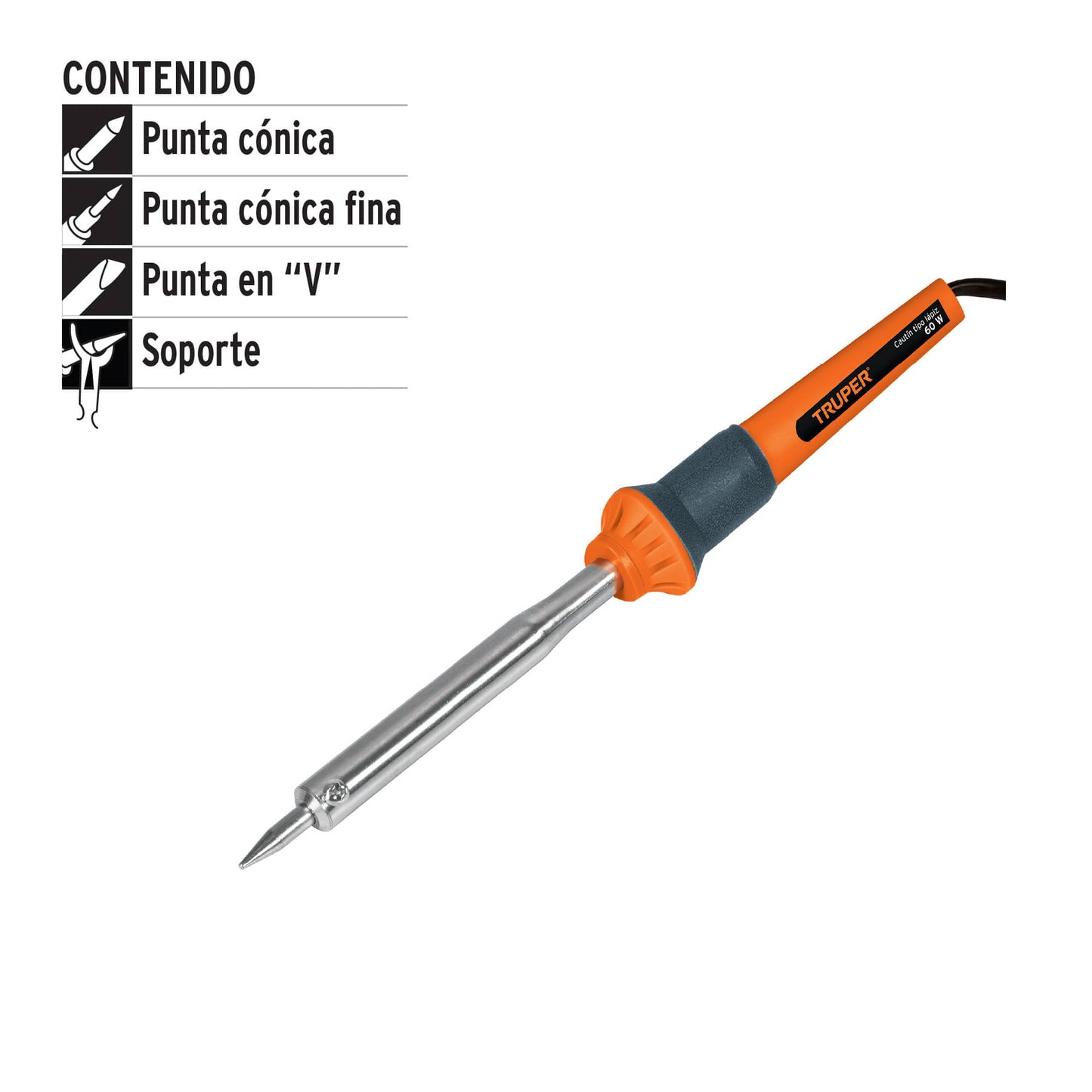 CAU-60 Cautín tipo lápiz de 60 watts
