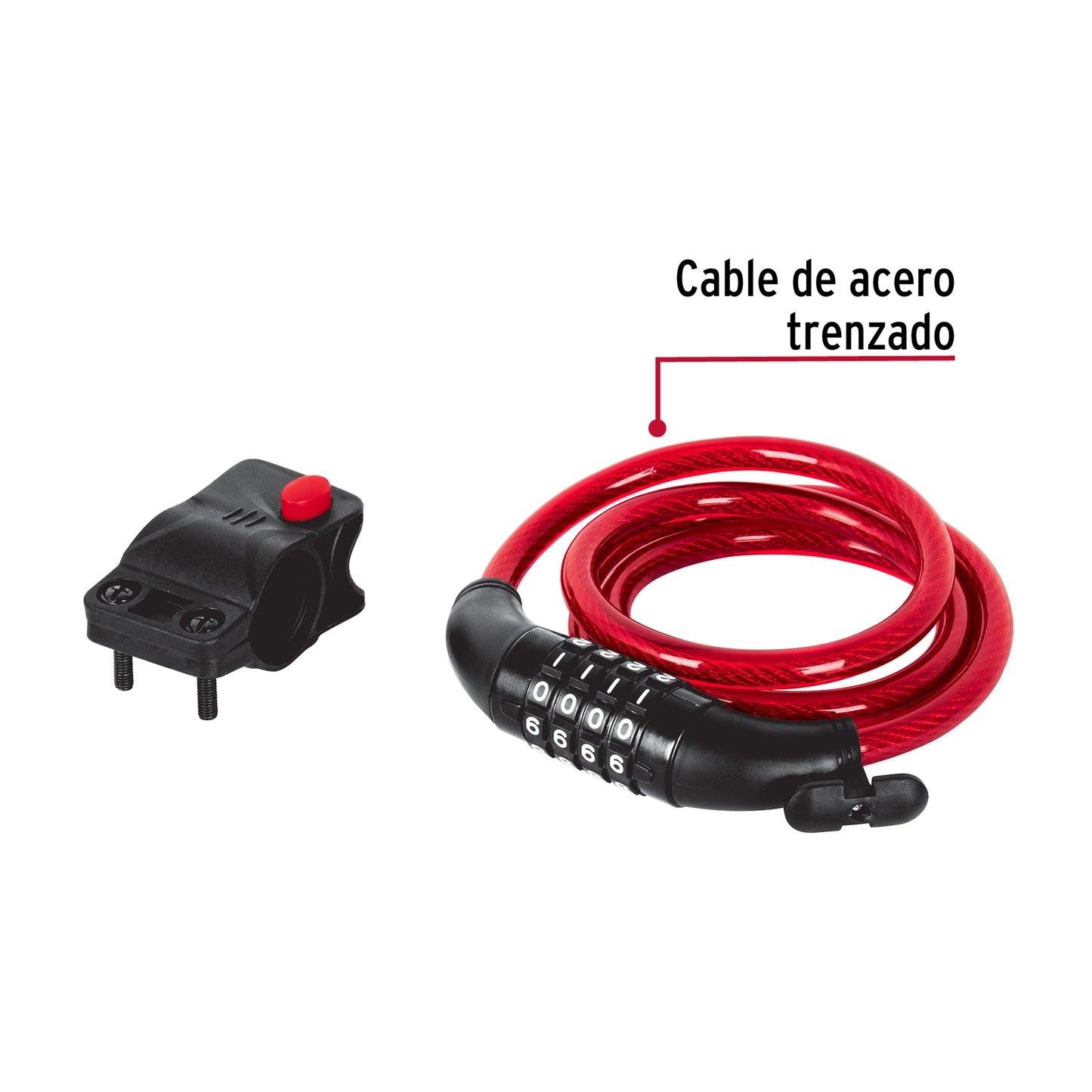 CB-10C Candado bicicleta combinacion 10 X 1200 mm