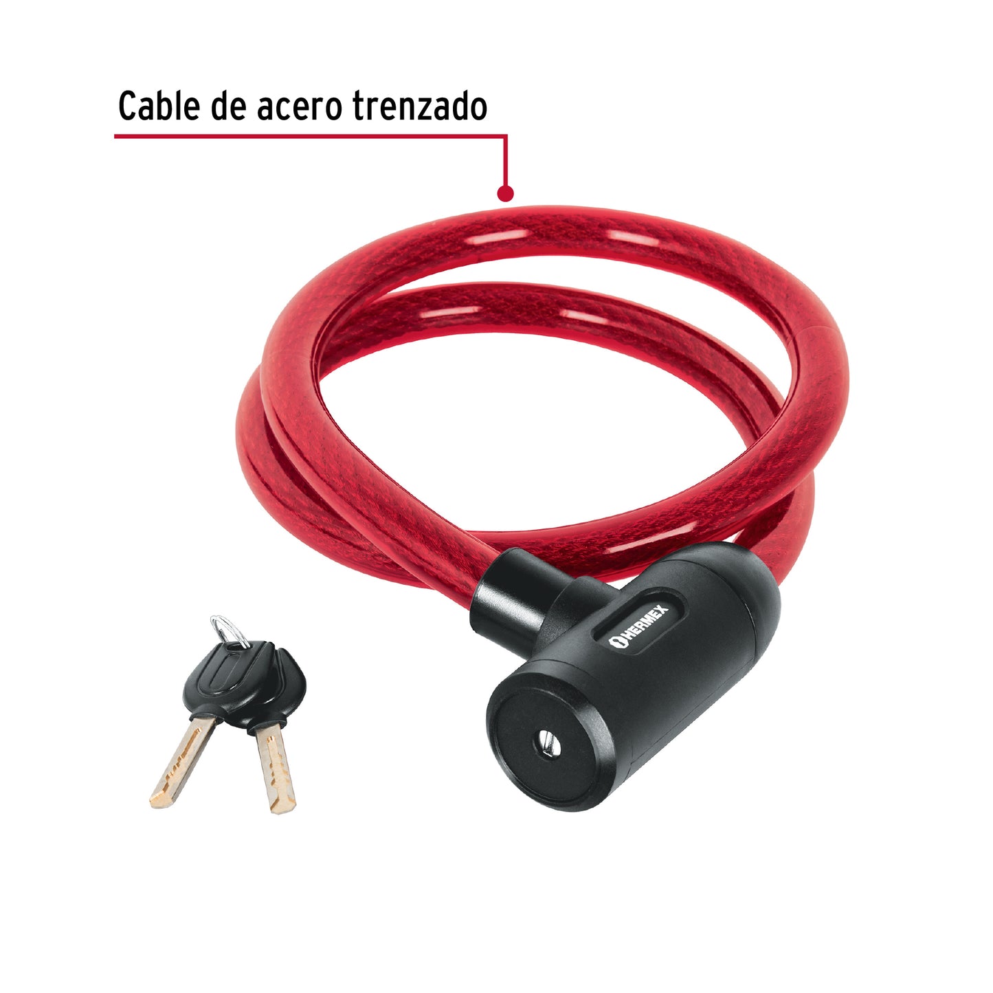 CB-20 Candado bicicleta con llave 20 X 1200 mm