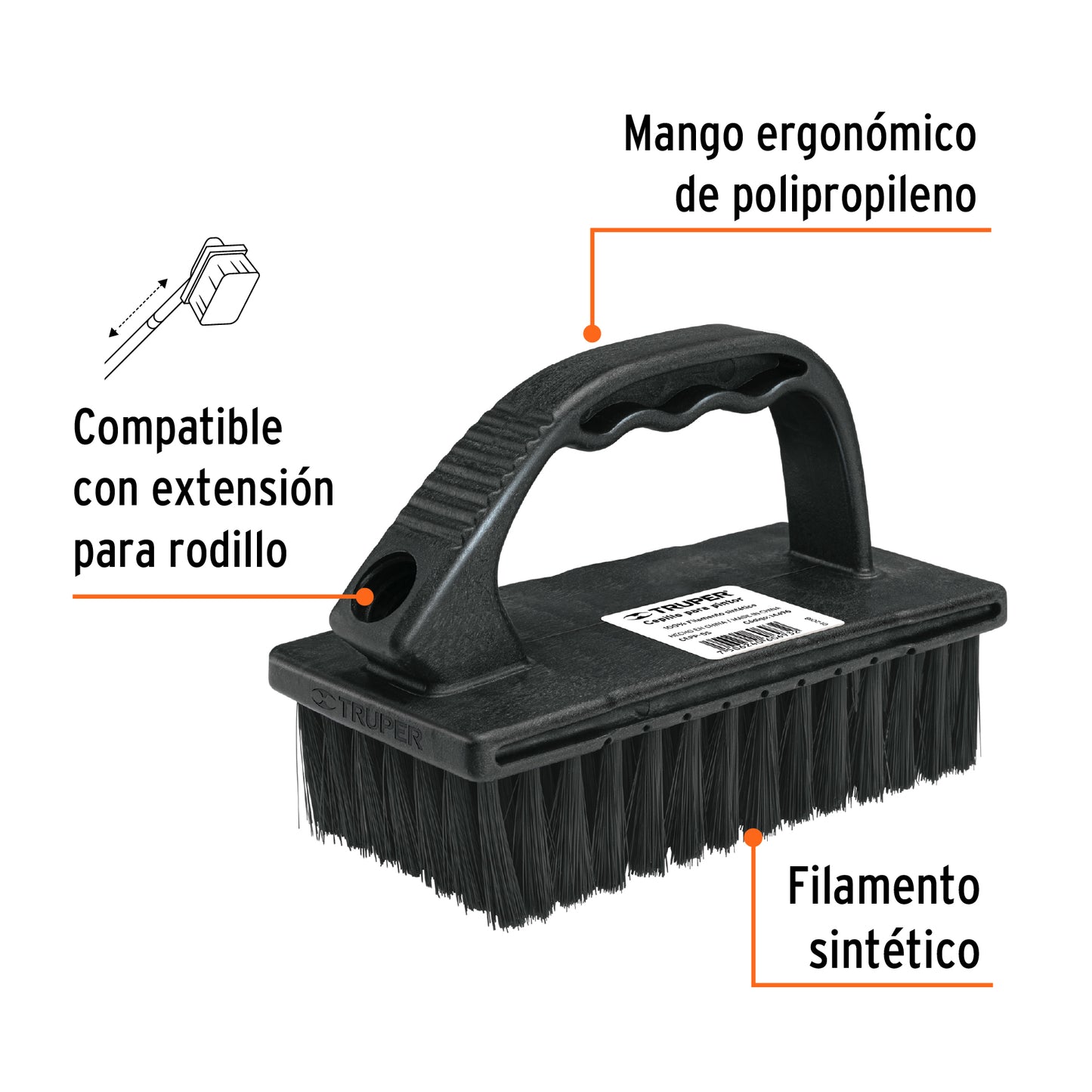 CEPP-55 Cepillo para pintor, semi-rígido, cerda sintética