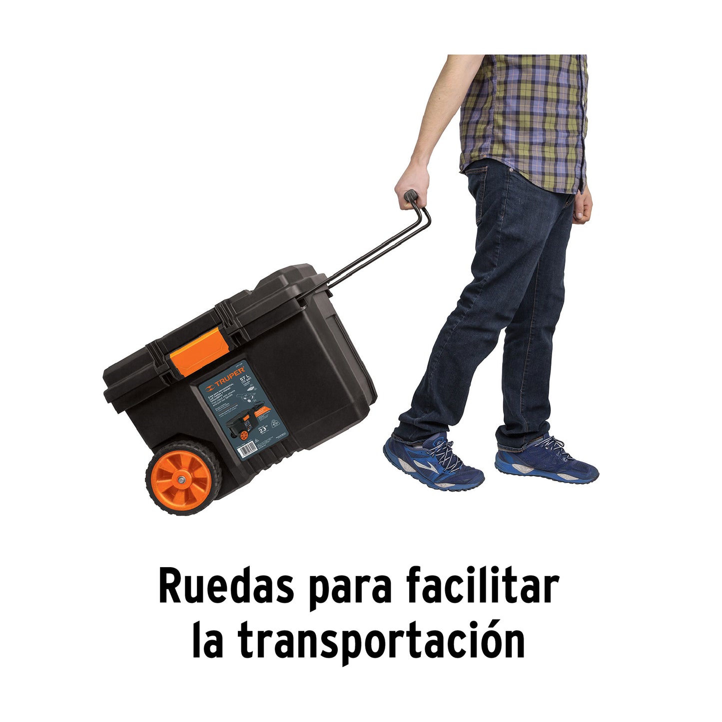 CHP-23R Caja herramienta, plástica, 23', con ruedas
