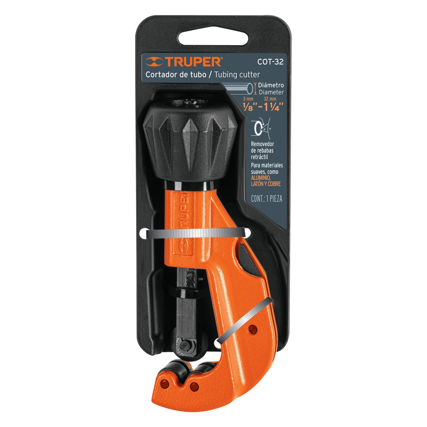 COT-32 Cortador de tubo de cobre, hasta 1-1/4'(32 mm)
