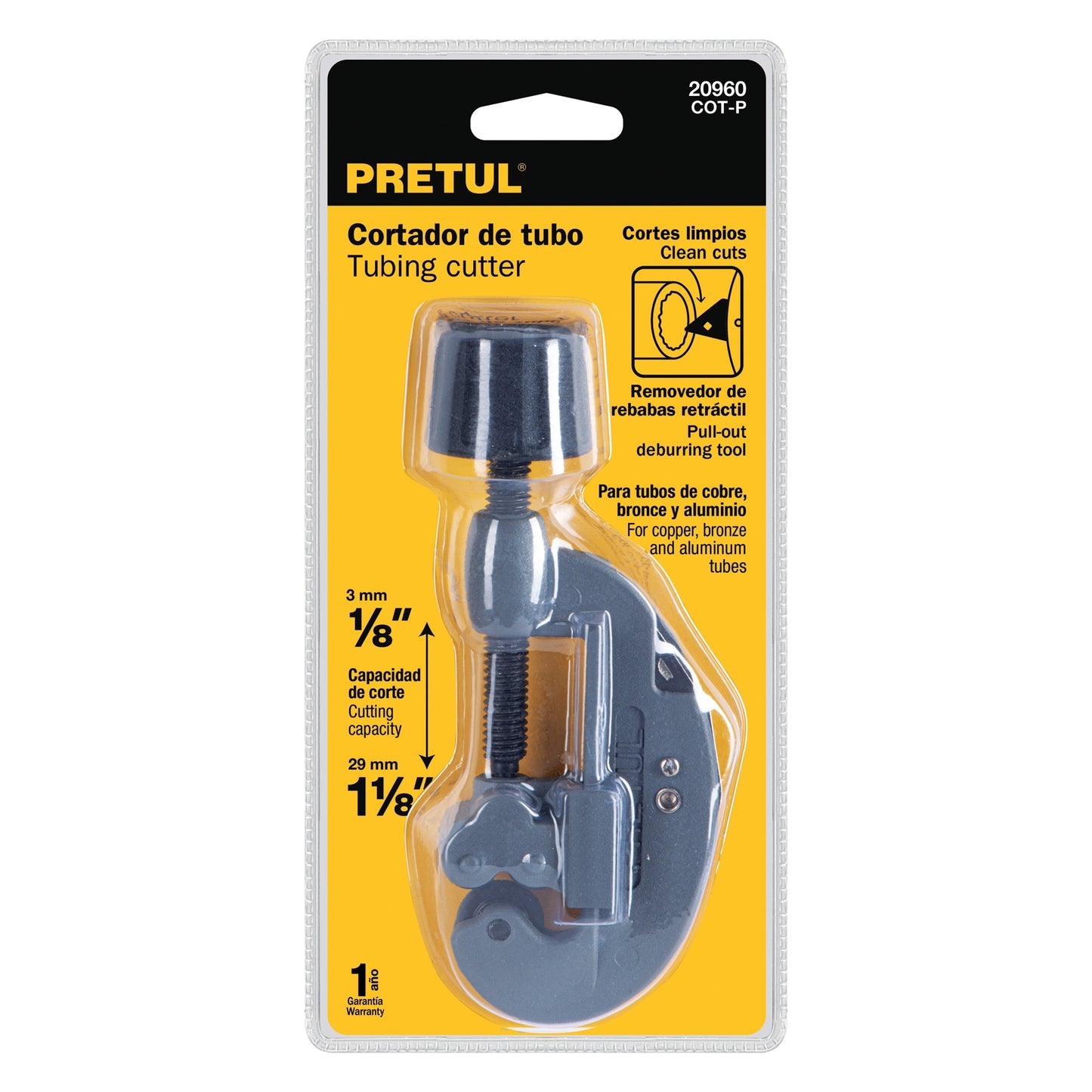 COT-P Cortador de tubo de cobre, hasta 1-1/8'(30 mm), pretul