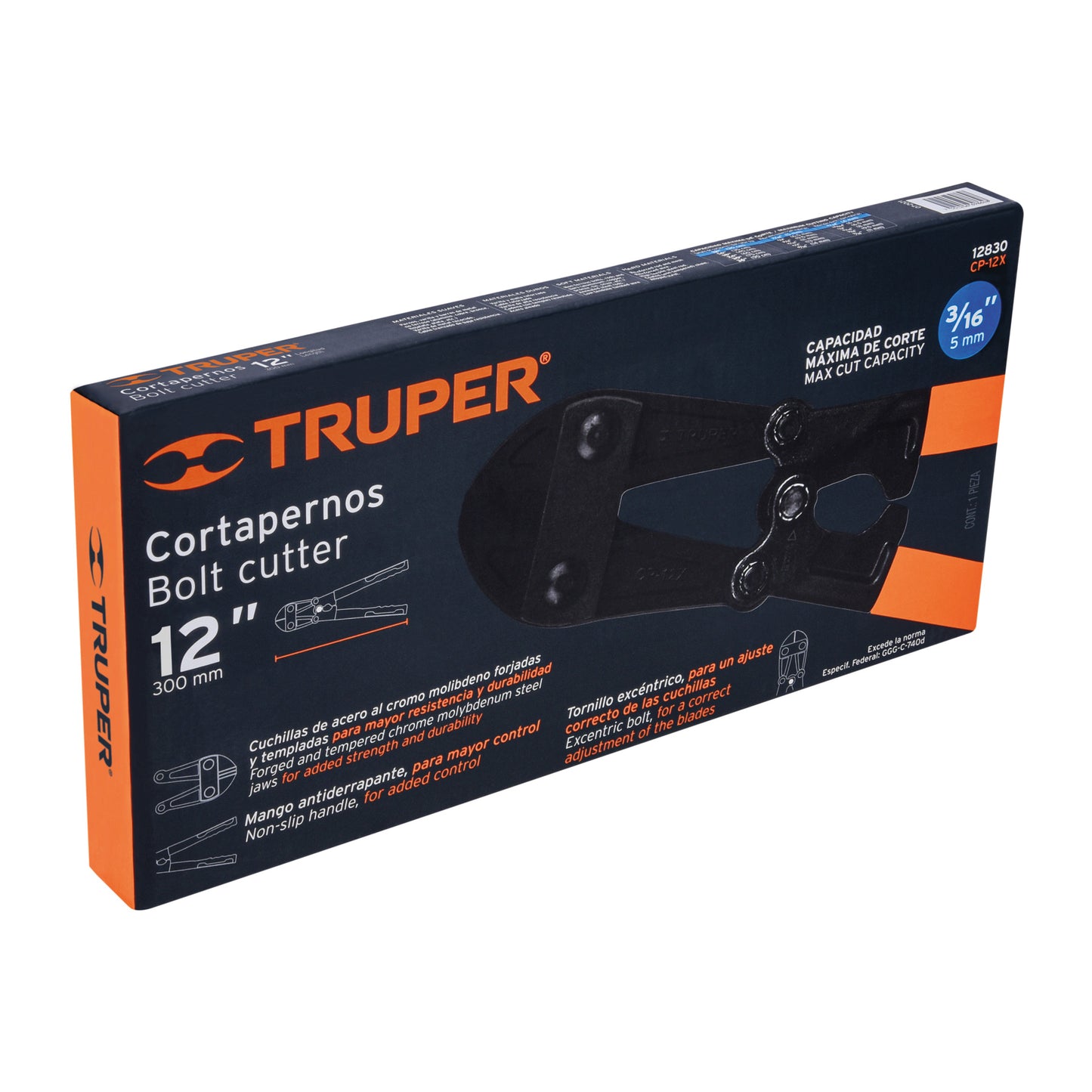 CP-12X Cizalla cortapernos profesional 12"