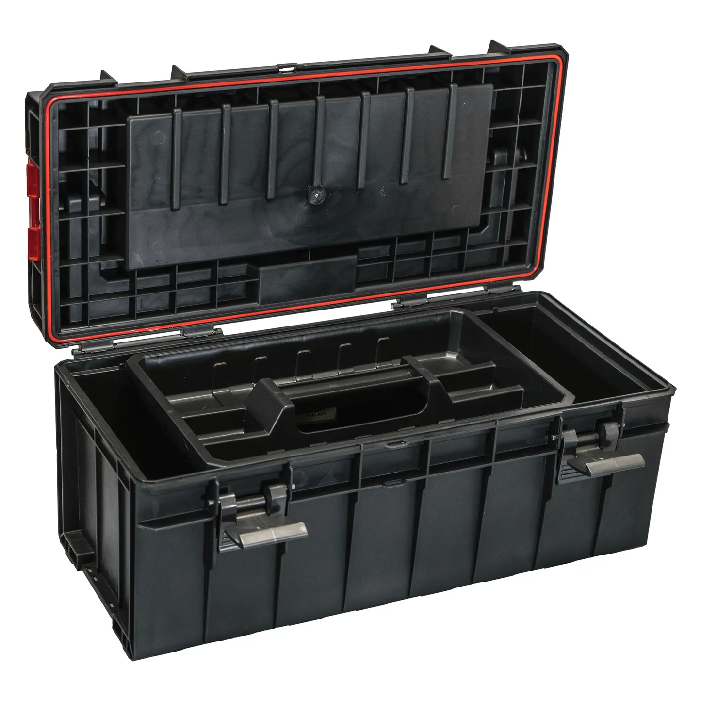 CPO21 Caja portaherramientas plástica modular con organizador 21" X 10" X 9"
