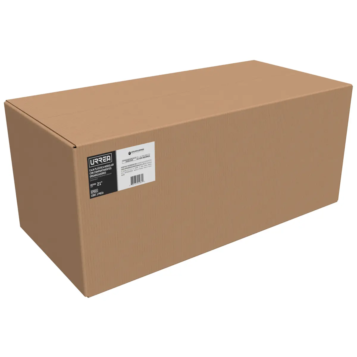 CPO21 Caja portaherramientas plástica modular con organizador 21" X 10" X 9"