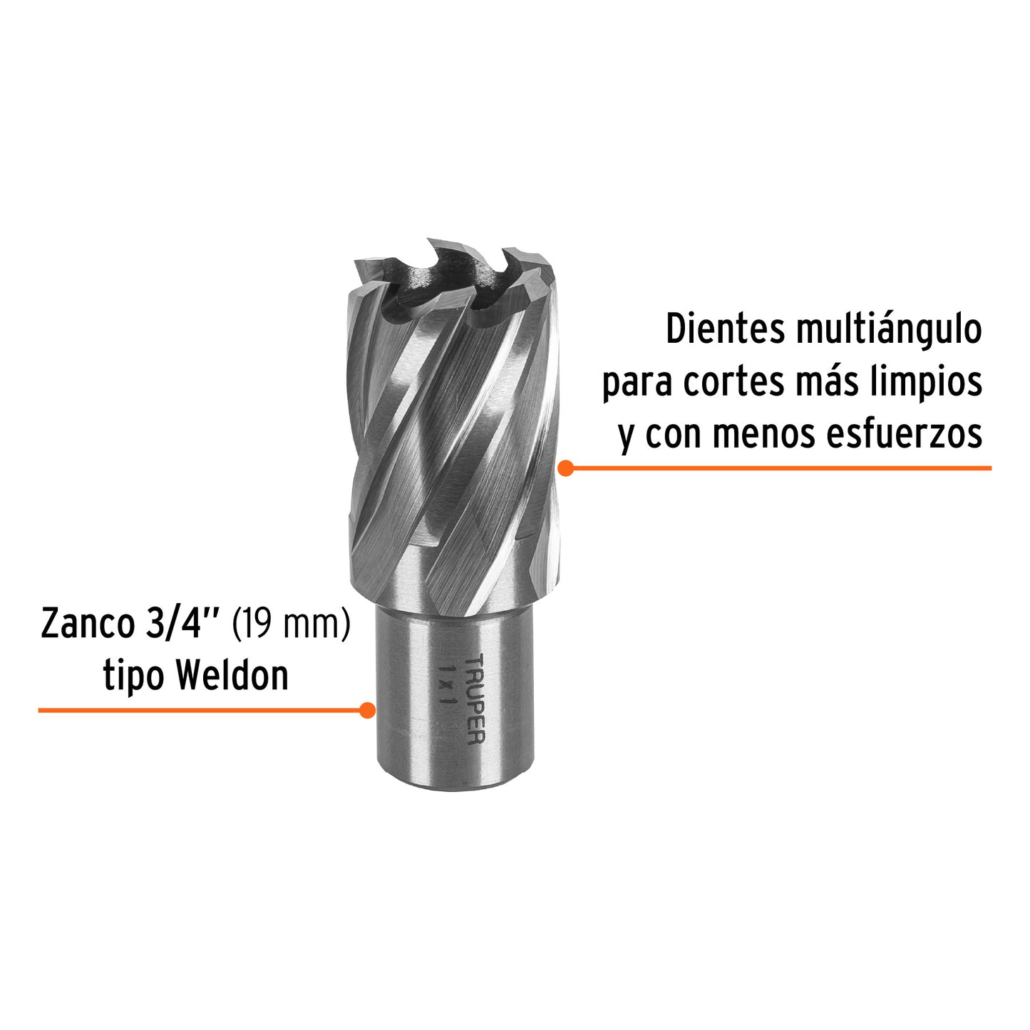 CTAMA-1 Cortador anular, 1' x 1"