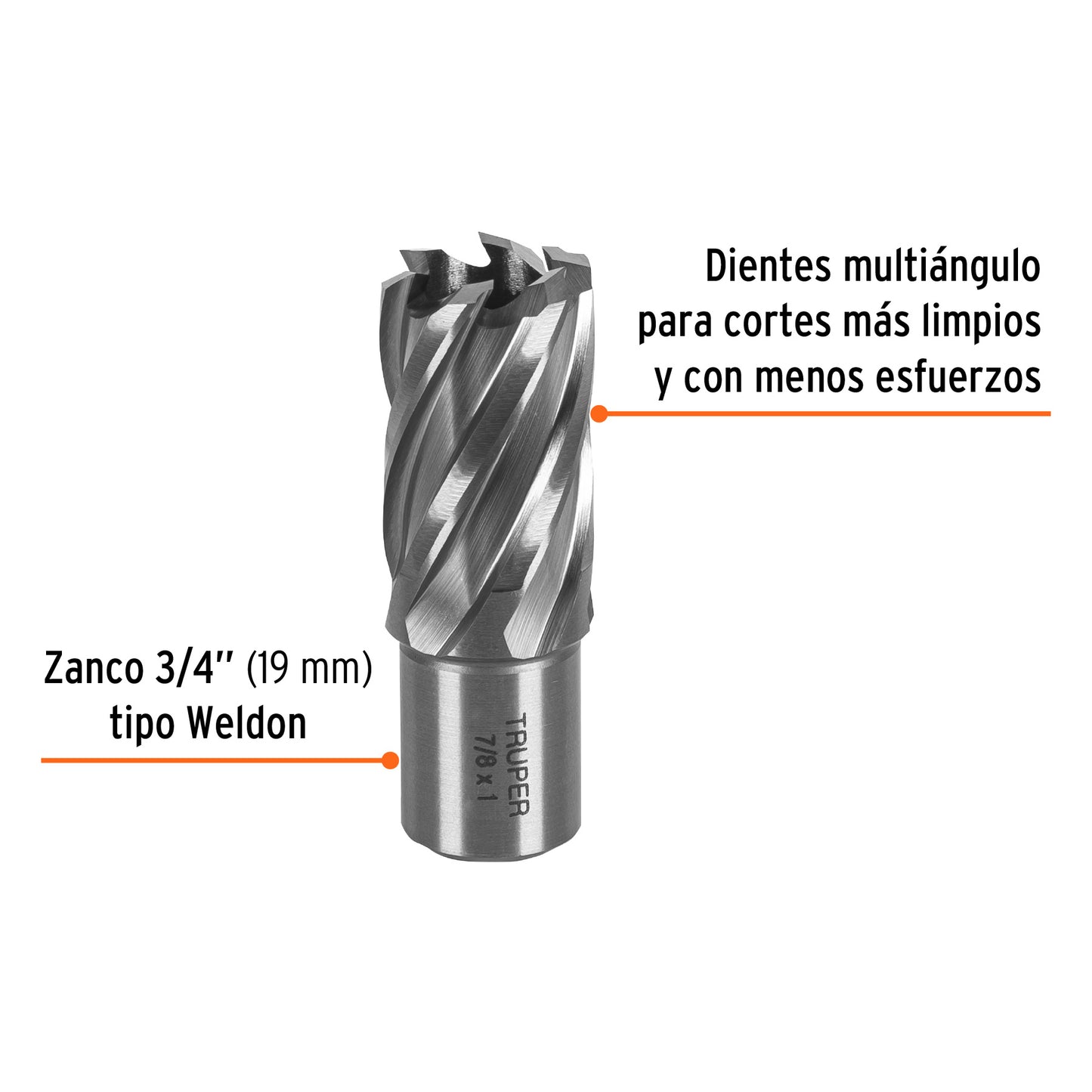 CTAMA-7/8 Cortador anular, 7/8' x 1"