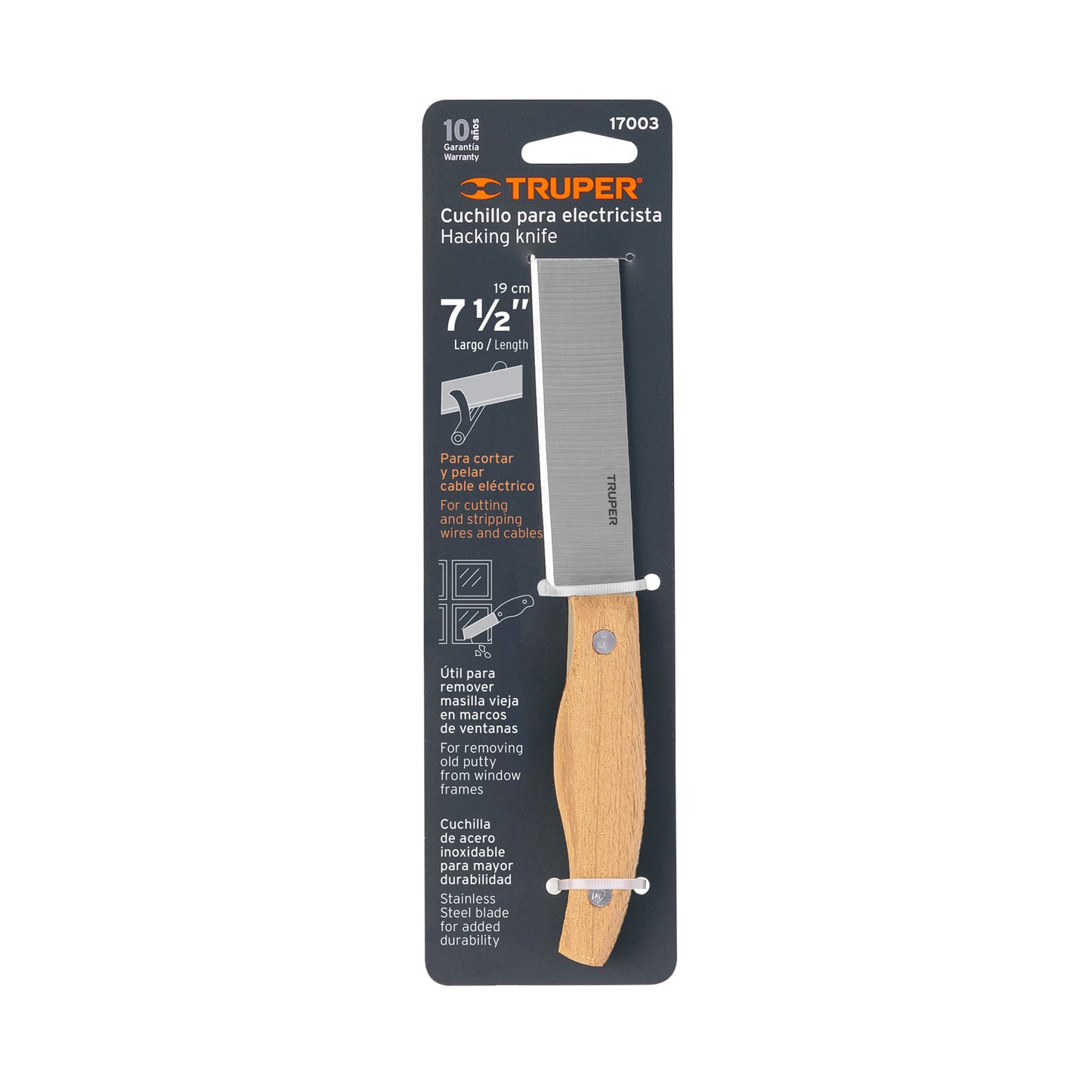 CUEL-6 Cuchillo para electricista, 6'