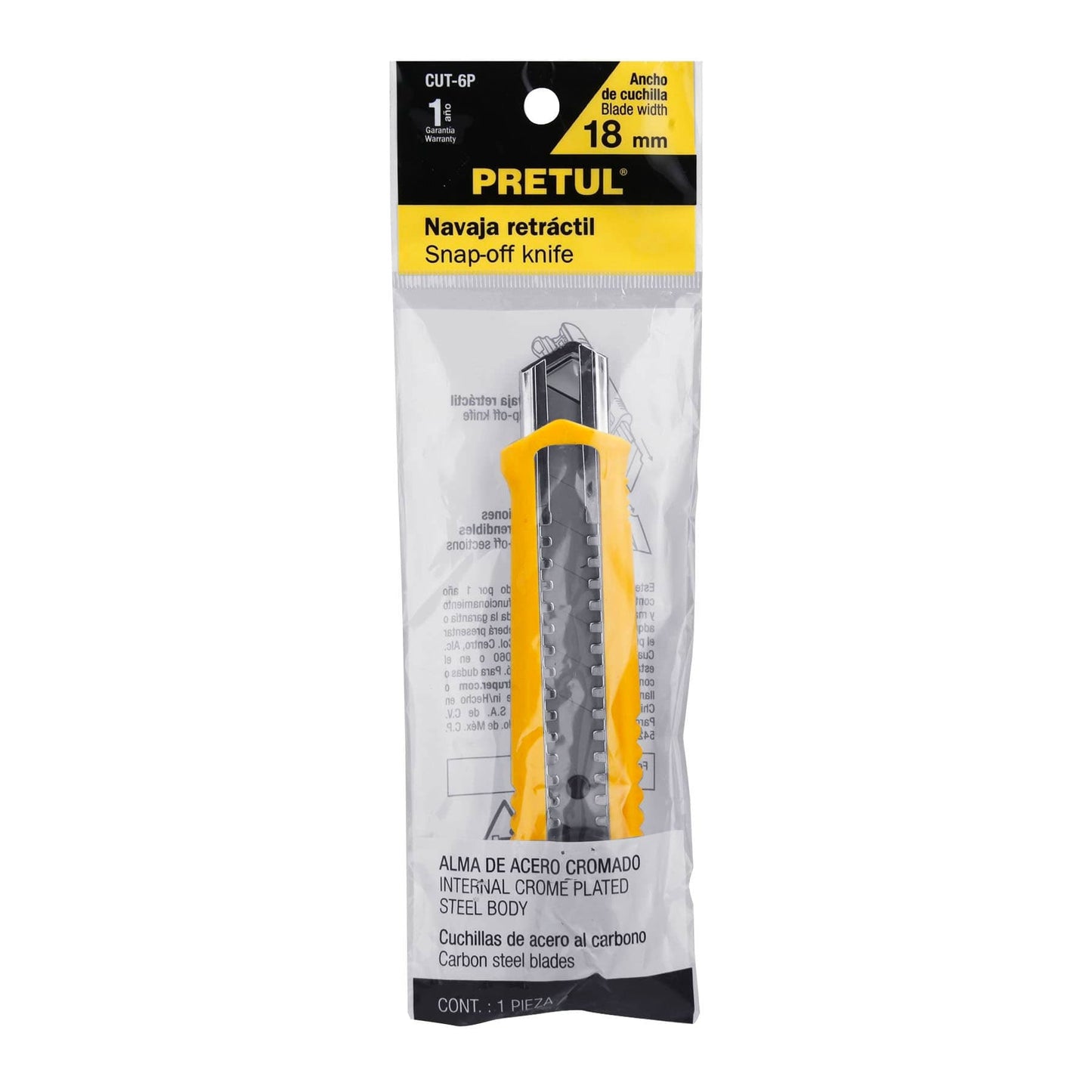 CUT-6P Bisturí 6", alma metálica, Pretul
