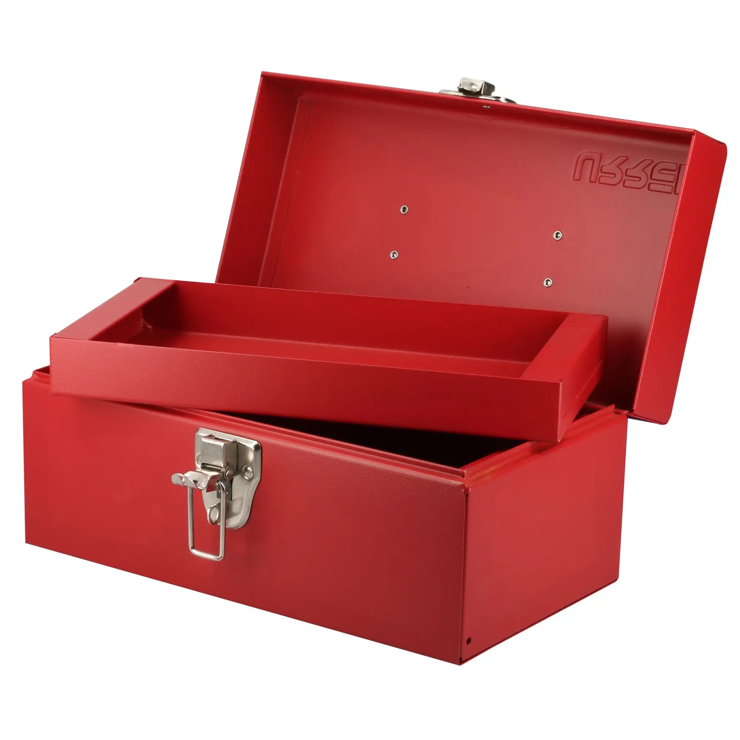 D2 Caja metálica roja 14" X 6" X 6"