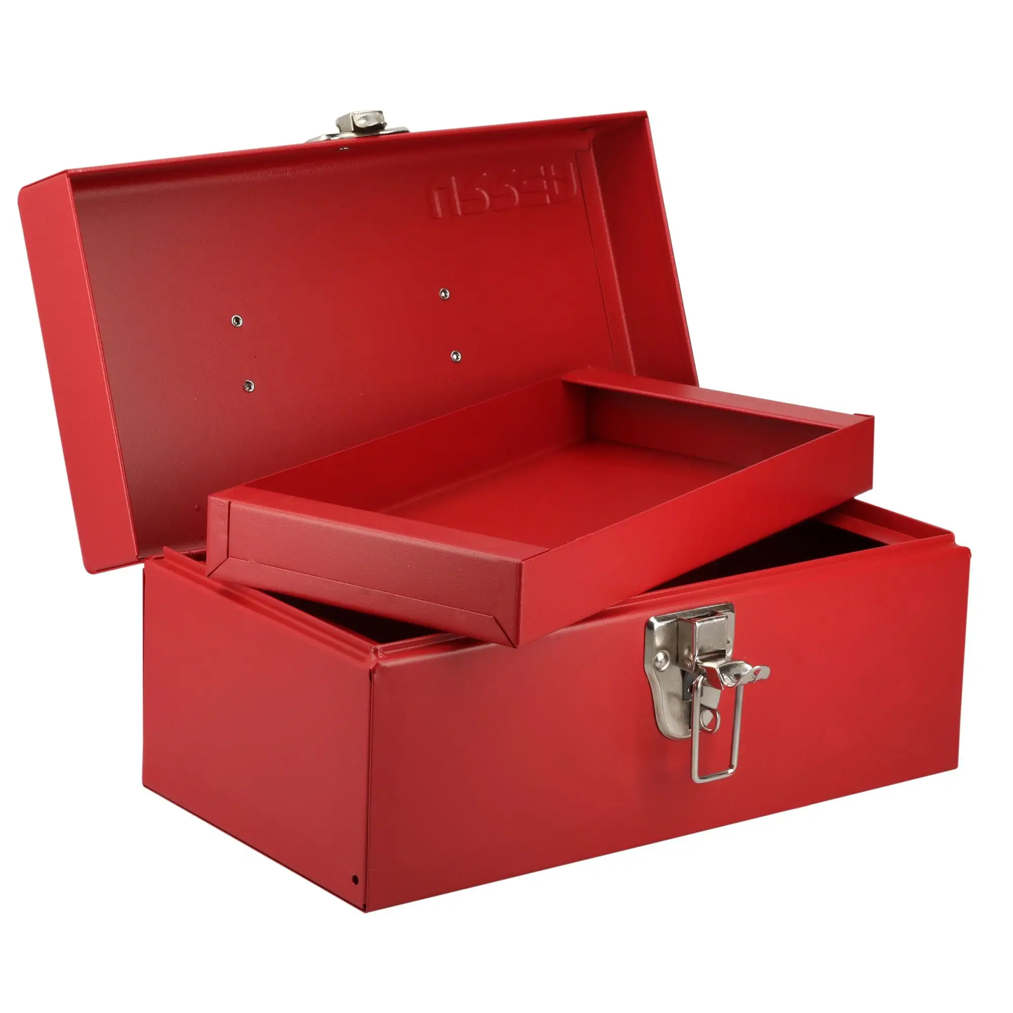 D2 Caja metálica roja 14" X 6" X 6"
