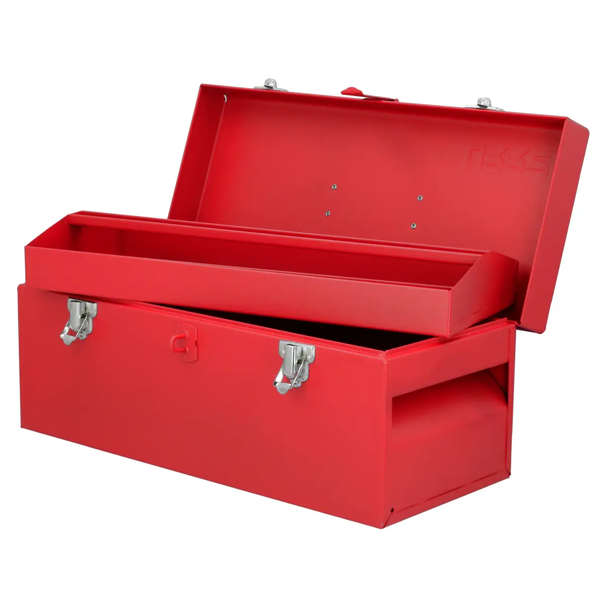 D4 Caja metálica roja 17" X 7" X 7"