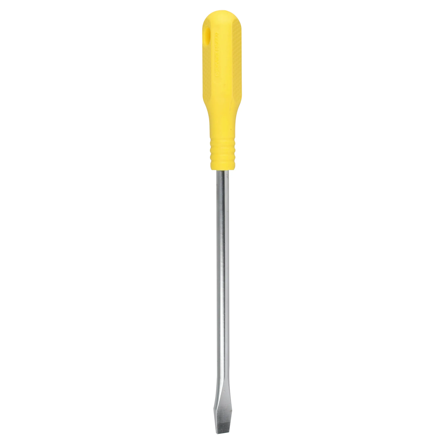 D408 Destornillador amarillo plano barra redonda 3/8" X 8"