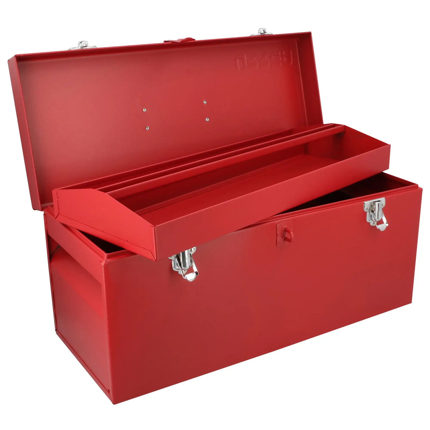 D6 Caja portaherramientas metálica roja 20" X 8" X 9"