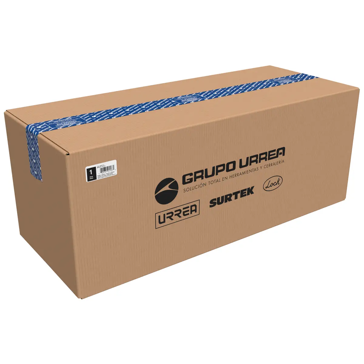 D7 Caja metálica roja 24" X 9" X 9"