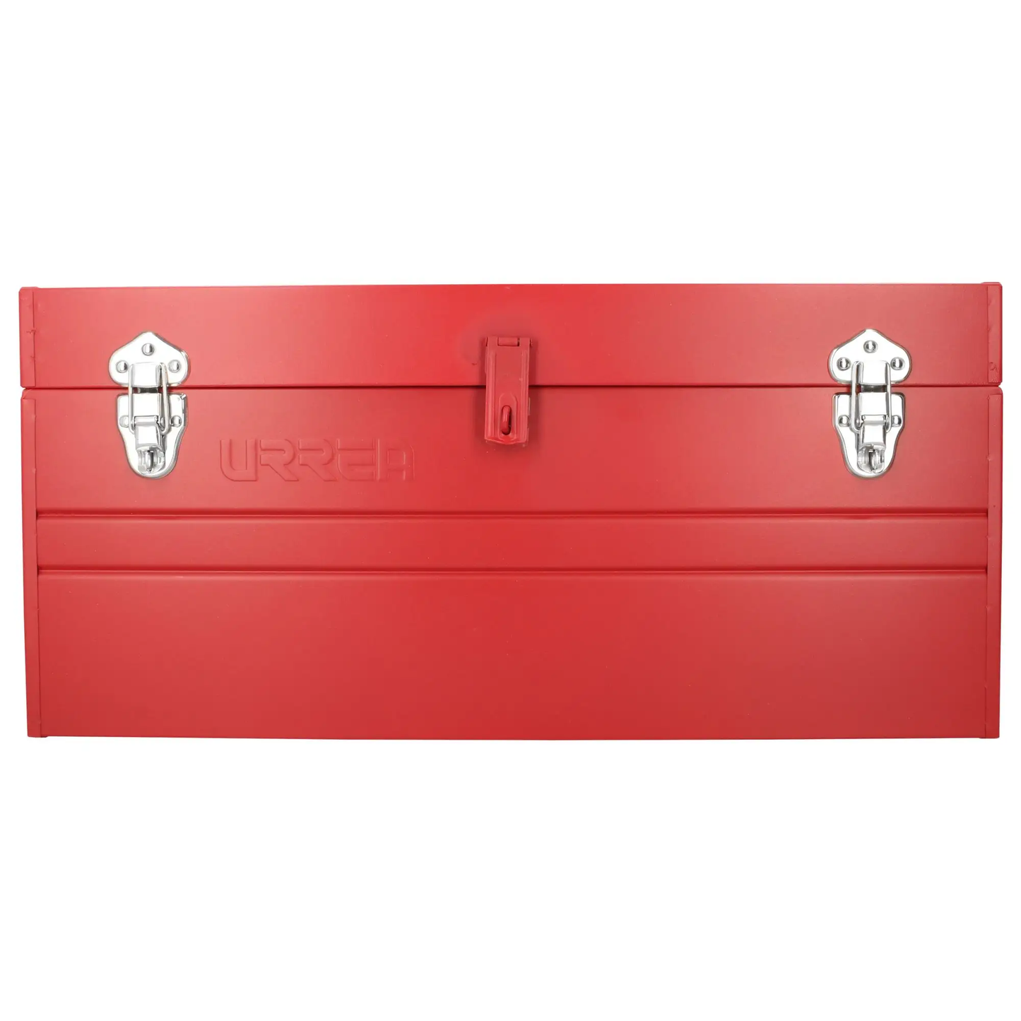 D8 Caja portaherramientas metálica roja 23" X 10" X 11"