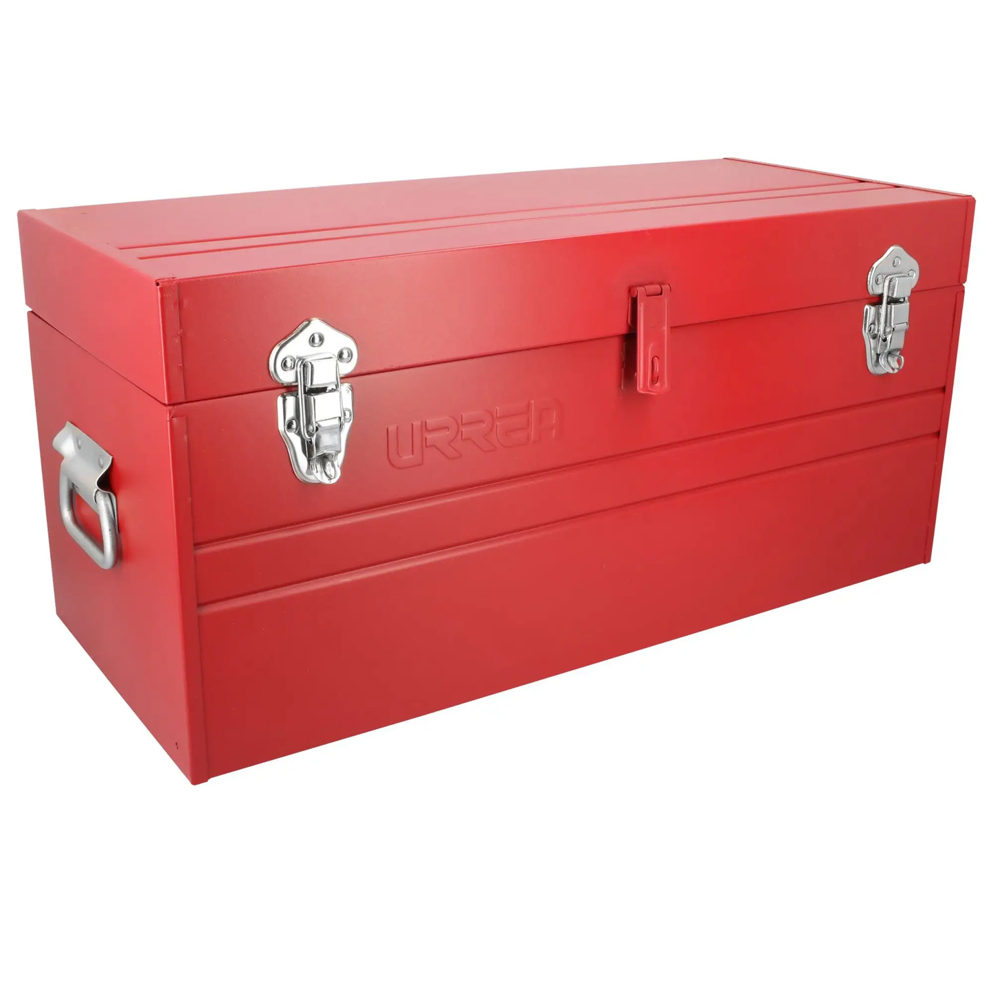 D8 Caja portaherramientas metálica roja 23" X 10" X 11"