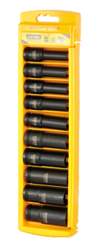 DAA1210L Juego de copas largas de impacto 1/2" set 10 piezas