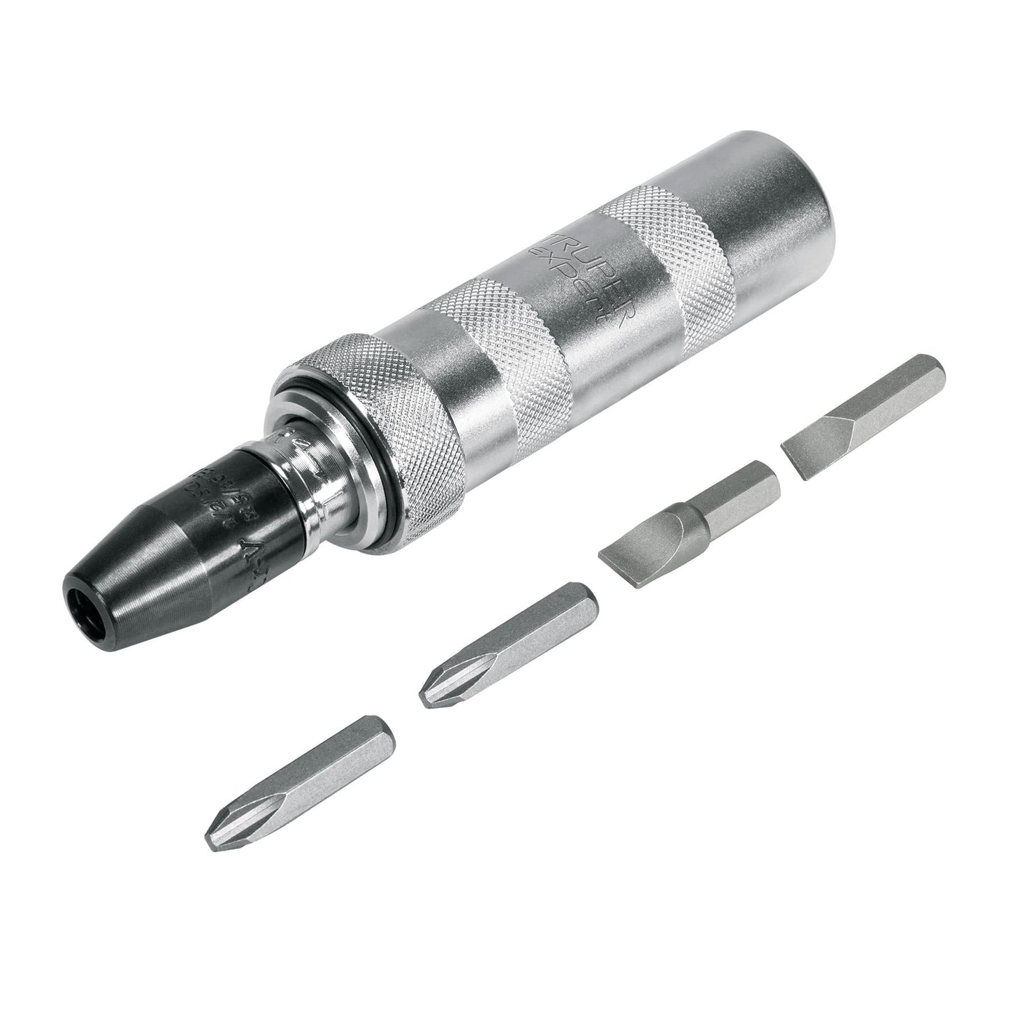DIMP-3/8X Juego de desarmador de impacto y 4 puntas 3/8' S2, Expert
