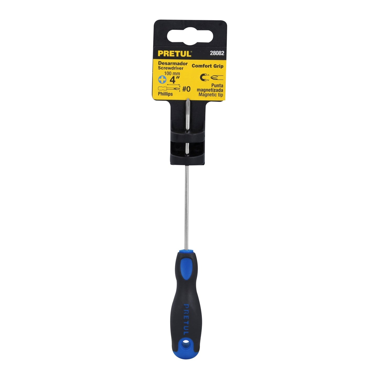 DP-1/8X4BP Desarmador punta Phillips,1/8x4', mango Comfort Grip, Pretul