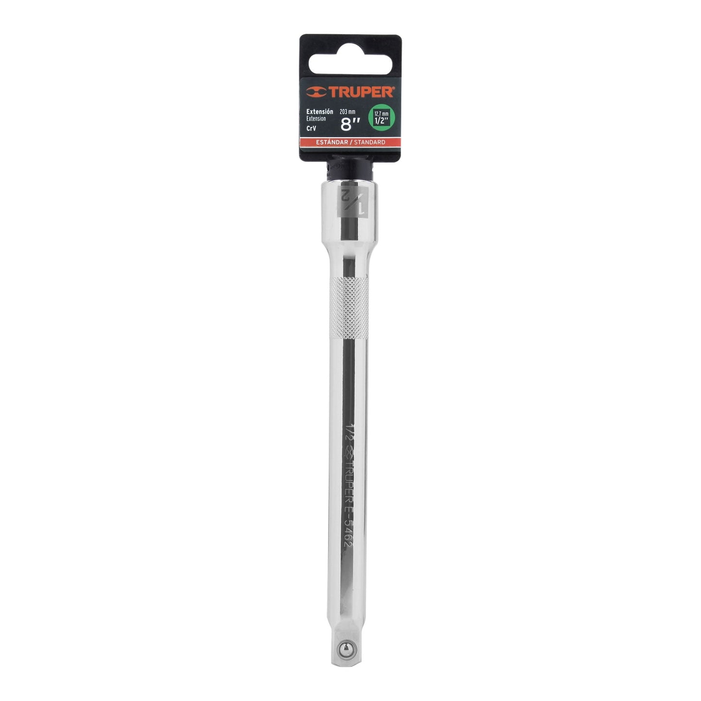 E-5462 Extensión de 8" para ratchet para copas mando 1/2"
